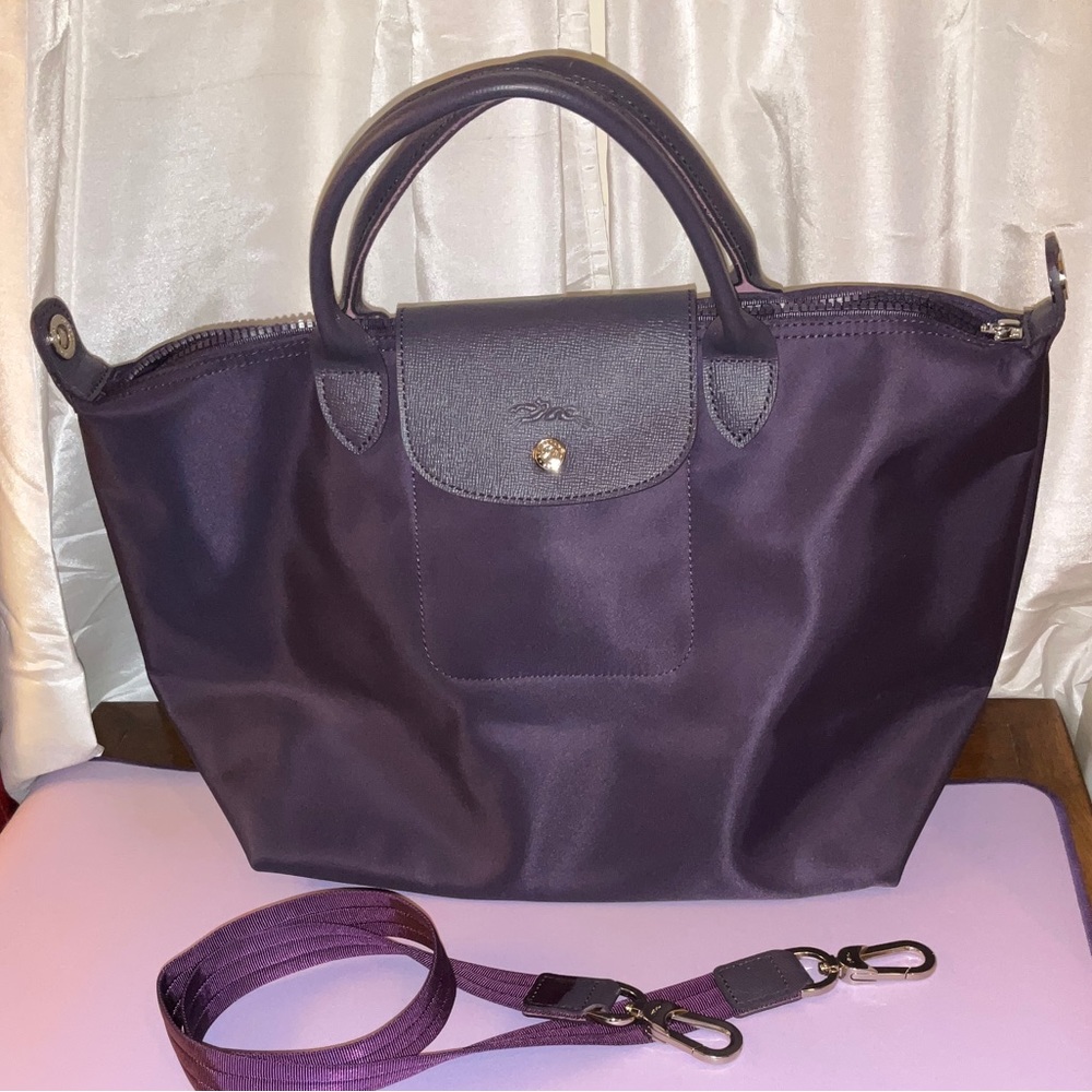 Longchamp Le Pliage Neo Medium Tote - Billberry
